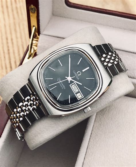 mens omega square watch|omega vintage men's watch.